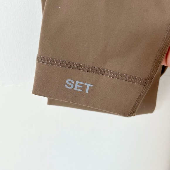 SET Active Luxform High-Rise Leggings Rocky Brown Size Small - Picture 4 of 5